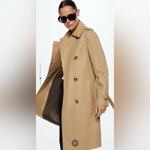 Mango 100% cotton trench coat! Brand knew without tags! Excellent condition!